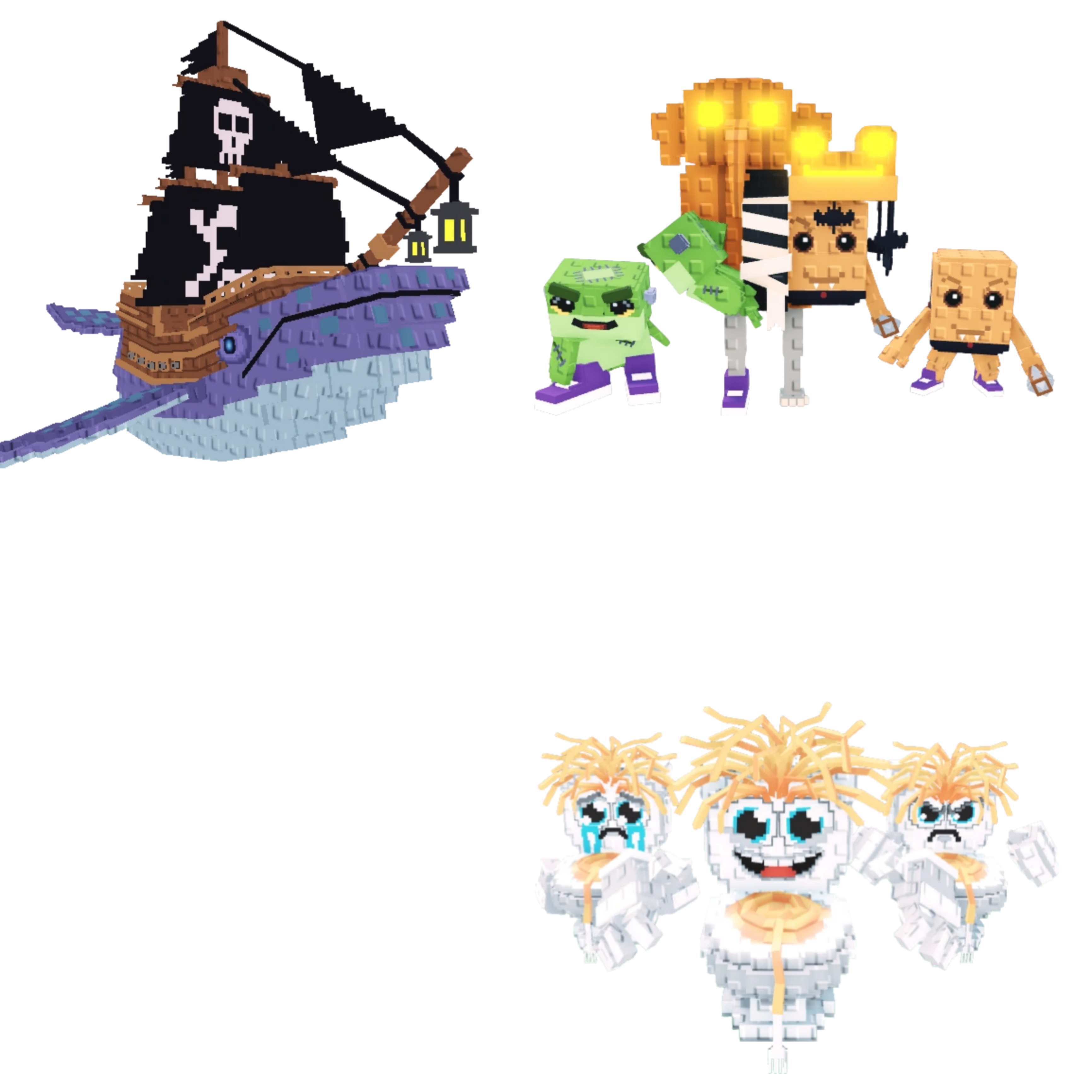 [BUNDLE] - 🐤 1x Capitano Moby 🐤 1x Los Spaghettis 🐤 1x Los Spooky Combinasionas