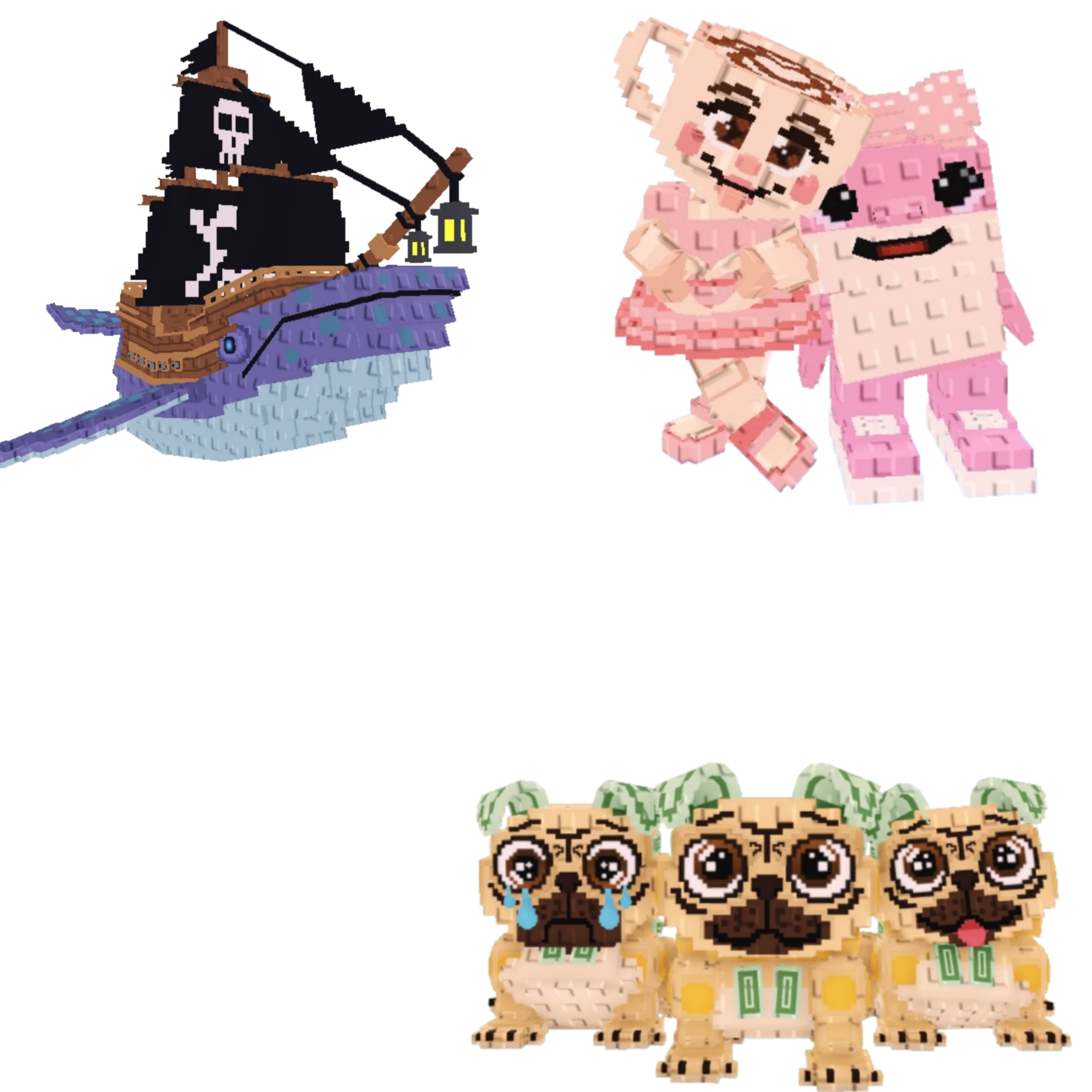 [BUNDLE] - 🦅 1x Capitano Moby🦅 1x Las Sis 🦅 1x Los Puggies