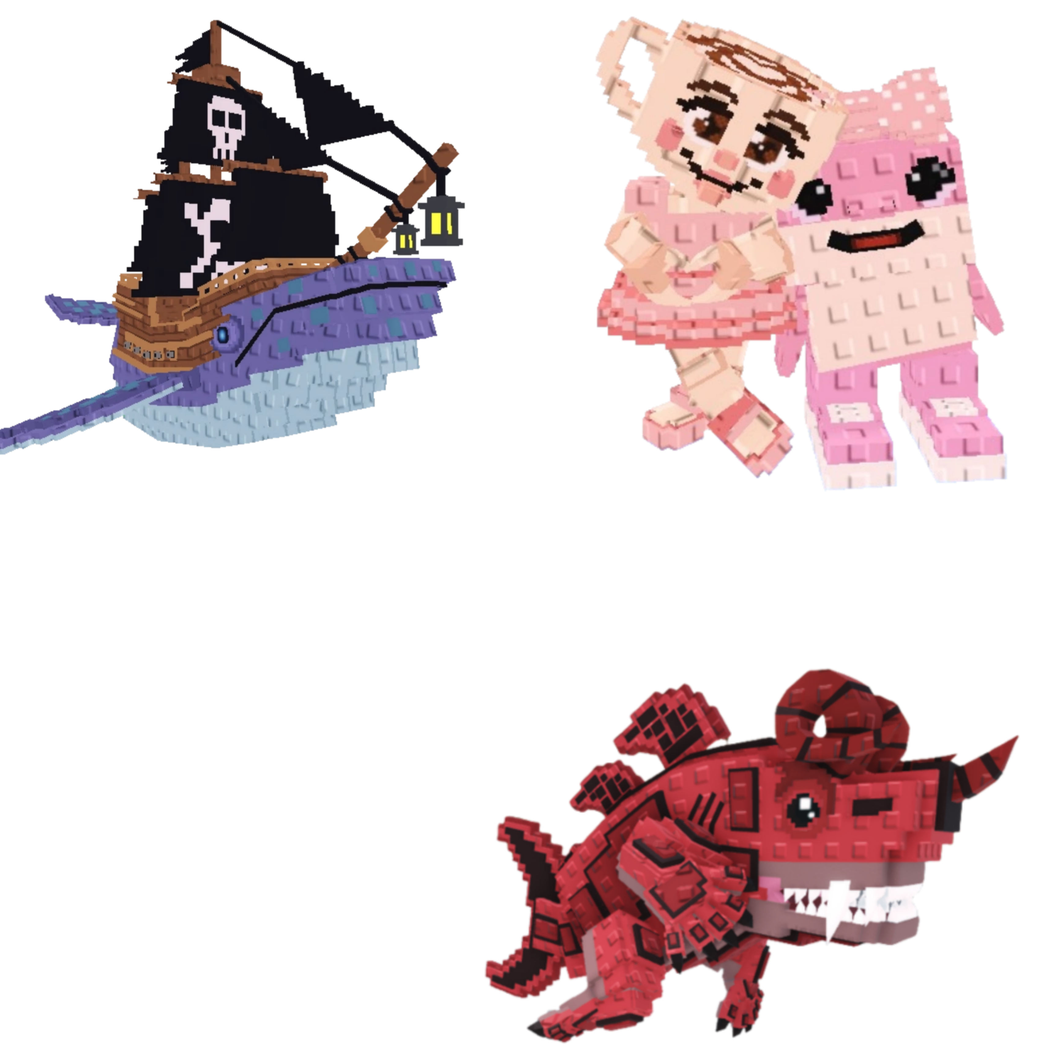 [BUNDLE] - 🦆 1x Capitano Moby 🦆 1x Eviledon 🦆 1x Las Sis