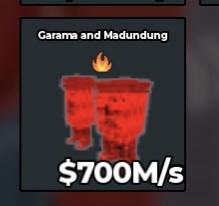 BS10937 Garama and Madundung Cursed 700M/s