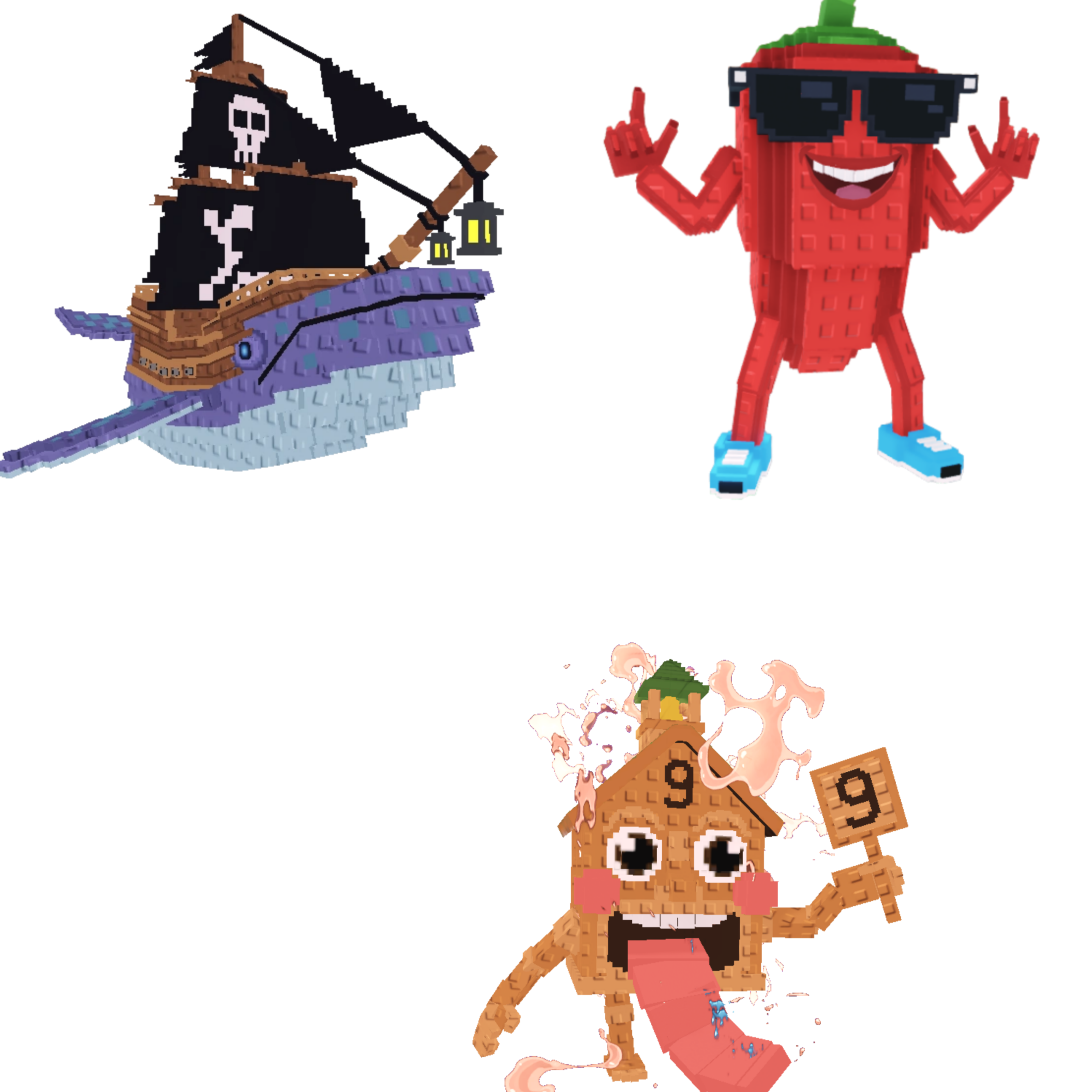 [BUNDLE] - 🐍 1x Capitano Moby 🐍 1x Chillin Chili 🐍 1x Esok Sekolah