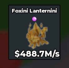 BS10956 Foxini Lanternini Gold 488M/s