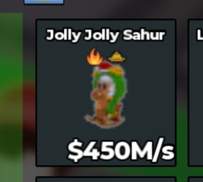 BS10984 Jolly Jolly Sahur 450M/s