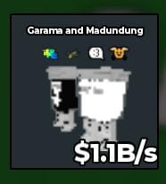 BS10989 Garama and Madundung With Bee Trait Yin Yang 1.1B/s