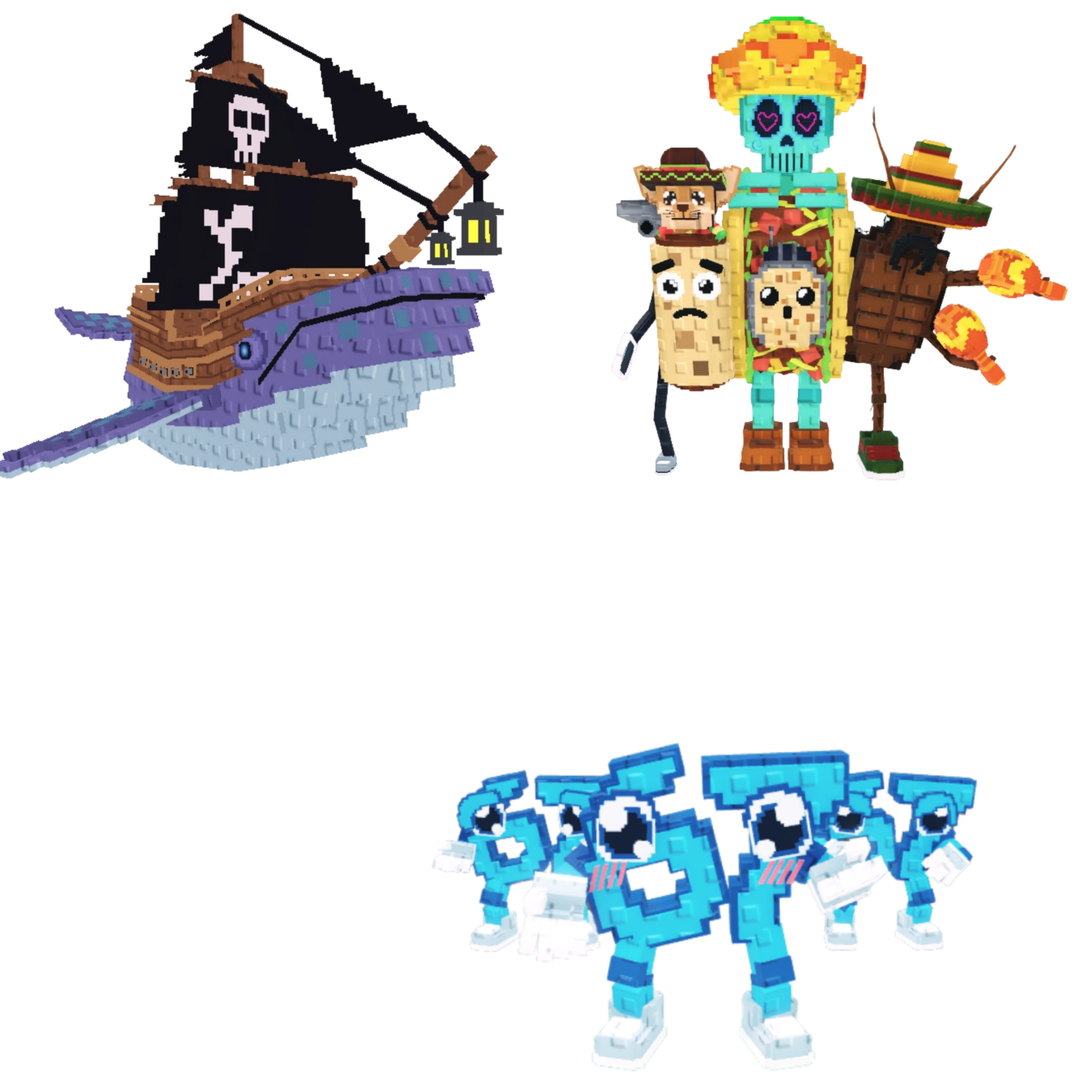 [BUNDLE] - 🦖 1x Capitano Moby🦖 1x La Taco Combinasion 🦖 1x Los 67 (Six Seven)