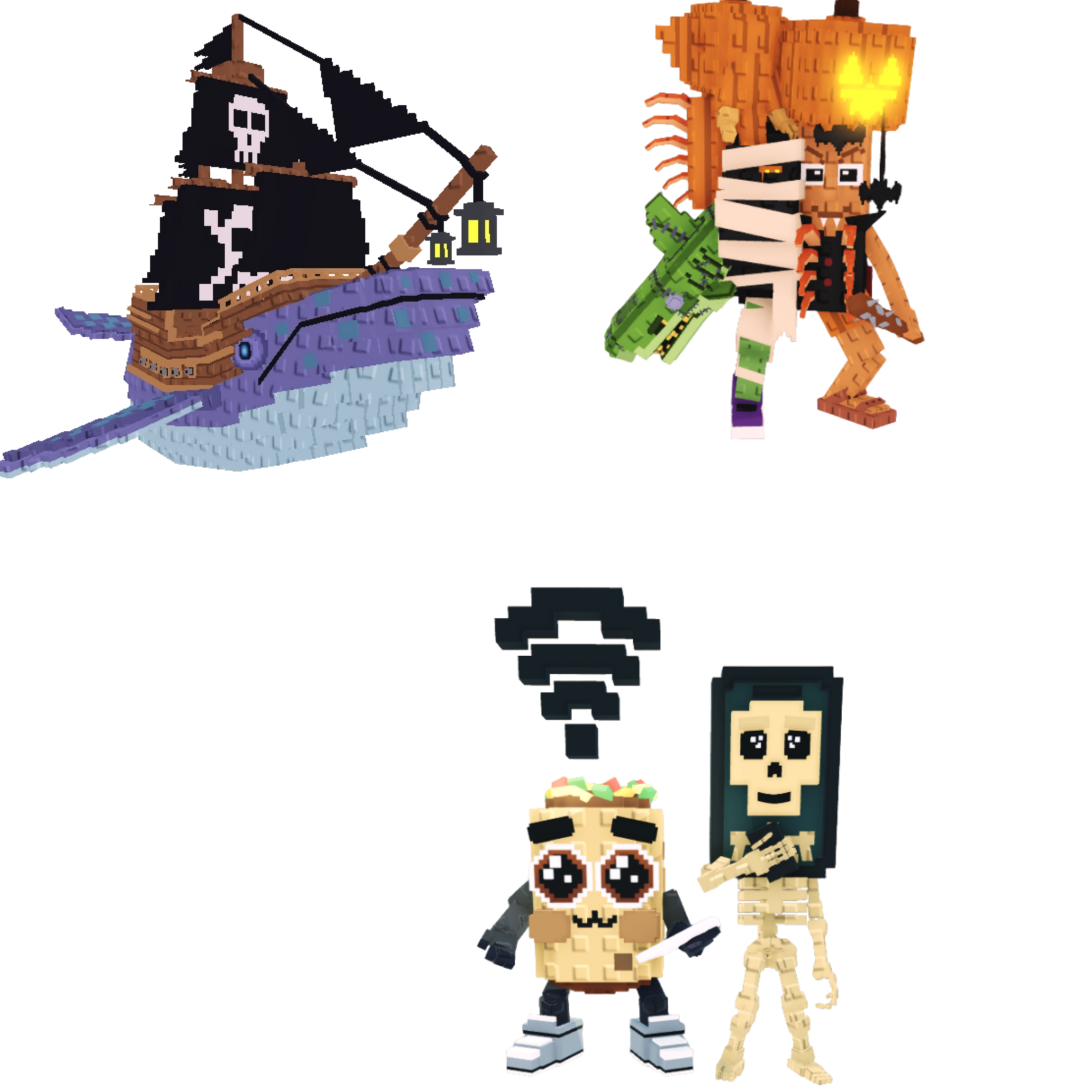 [BUNDLE] - 🦈 1x Capitano Moby 🦈 1x La Spooky Grande 🦈 1x Los Mobilis