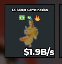 BS11074 La Secret Combinasion Gold 1.9B/s