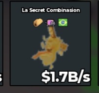 BS11075 La Secret Combinasion Gold 1.7B/s