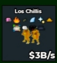 BS11089 Los Chillis Gold 3B/s