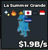 BS11096 La Summer Grande -clean Trait Diamond 1.9B/s