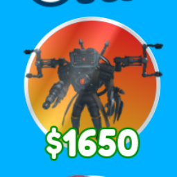 Shiny titan Abomination - Toilet Tower Defense