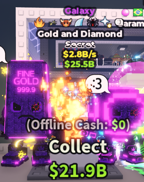 GALAXY GOLD AND DIAMOND 2.8B/S (BULL + 6 TRAITS) – STEAL A BRAINROT – FAST DELIVERY & TRUSTED #H2ZR6V