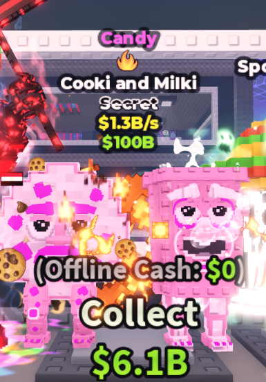 CANDY COOKI AND MILKI 1.3B/S (FIRE) – STEAL A BRAINROT – FAST DELIVERY & TRUSTED #A3JF7M