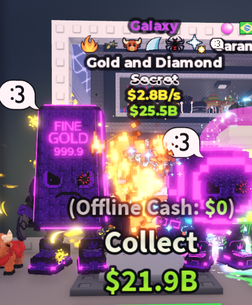 GALAXY GOLD AND DIAMOND 2.8B/S (BULL + 6 TRAITS) – STEAL A BRAINROT – FAST DELIVERY & TRUSTED #H2ZR6V