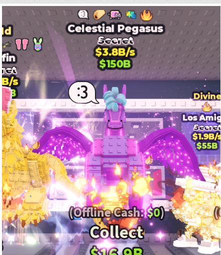 CELESTIAL PEGASUS 3.8B/S (NYANCAT + 4 TRAITS) – STEAL A BRAINROT – FAST DELIVERY & TRUSTED #N6QW5R