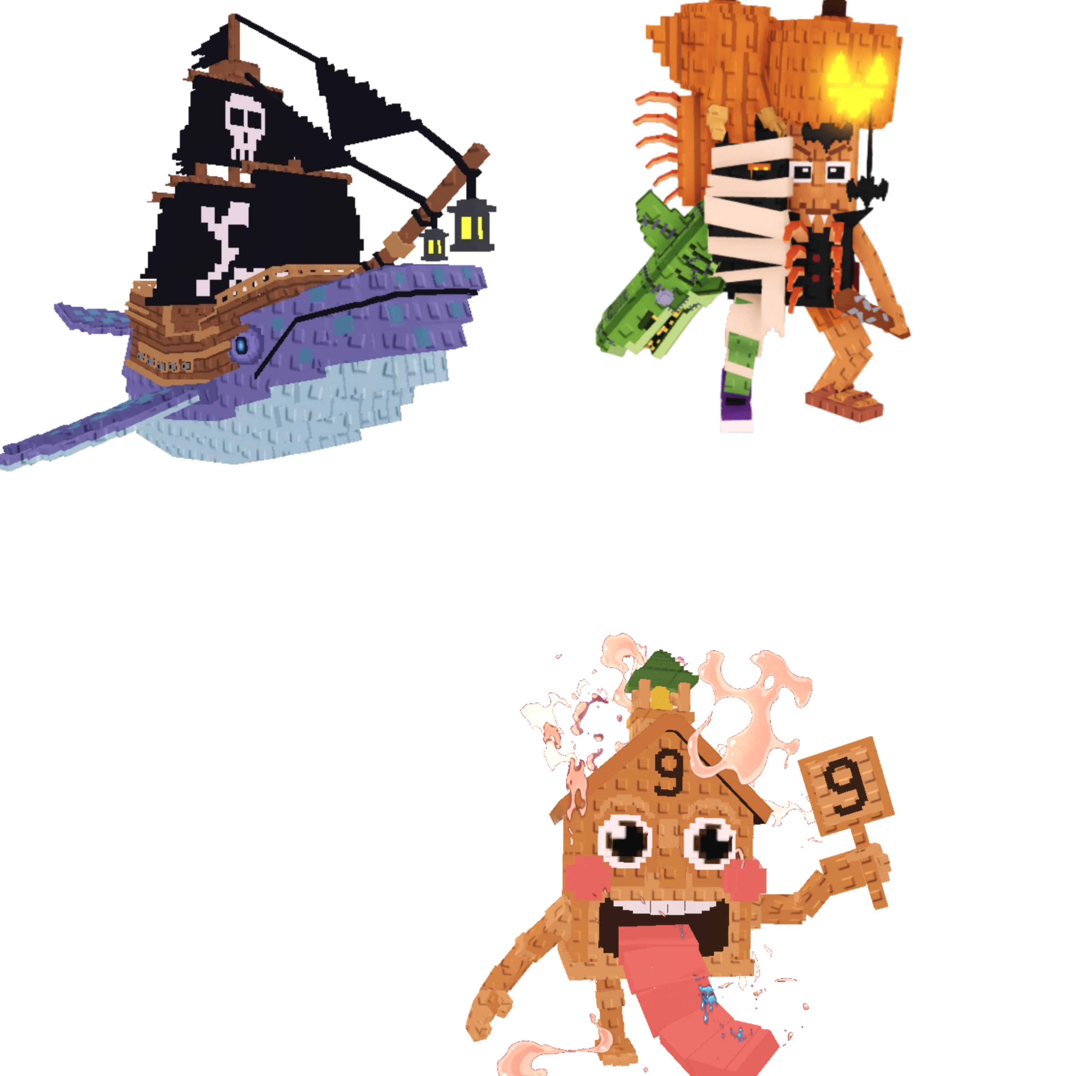 [BUNDLE] - 🐙 1x Capitano Moby 🐙 1x La Spooky Grande 🐙 1x Esok Sekolah