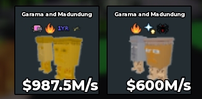 BS11136 Garama and Madundung 1.6B/s