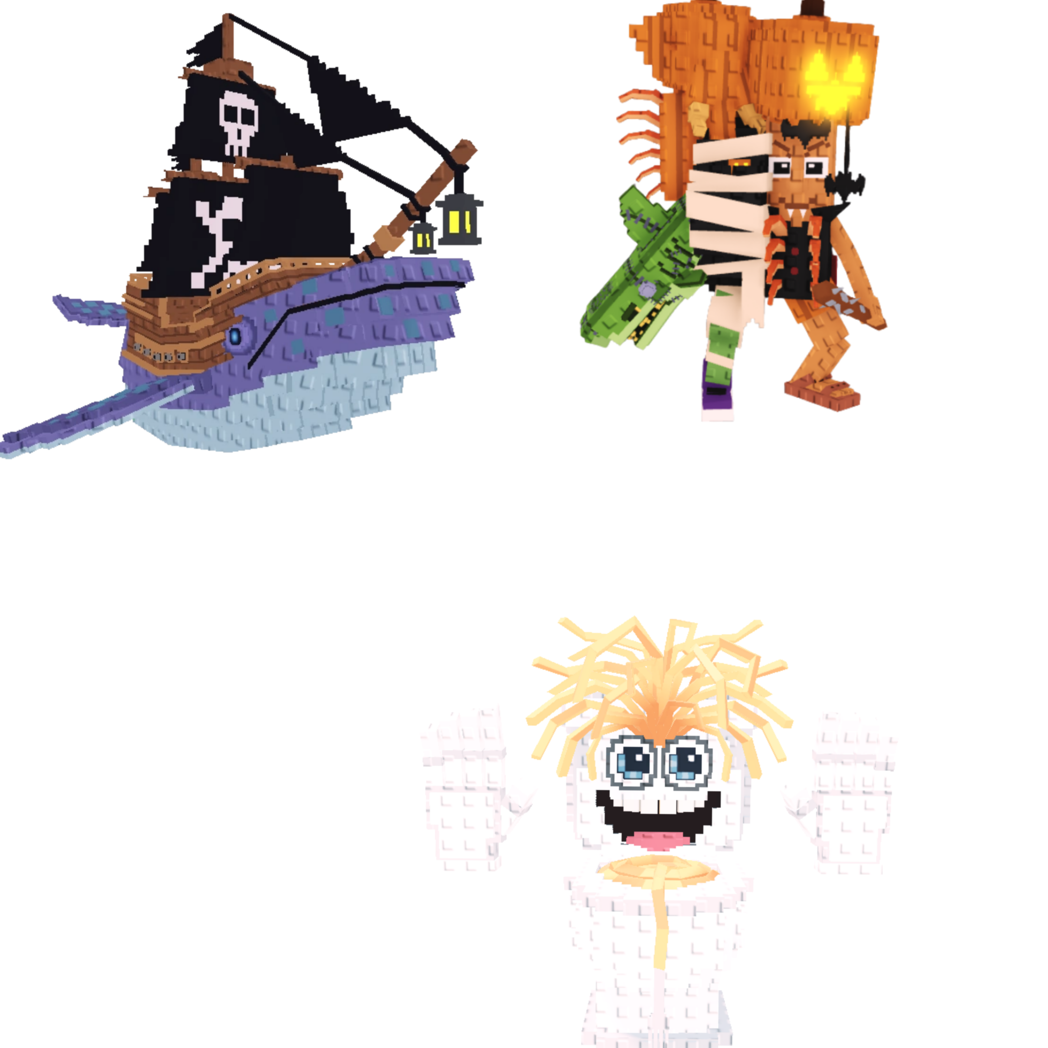 [BUNDLE] - 🐚 1x Capitano Moby 🐚 1x La Spooky Grande 🐚 1x Spaghetti Tualetti