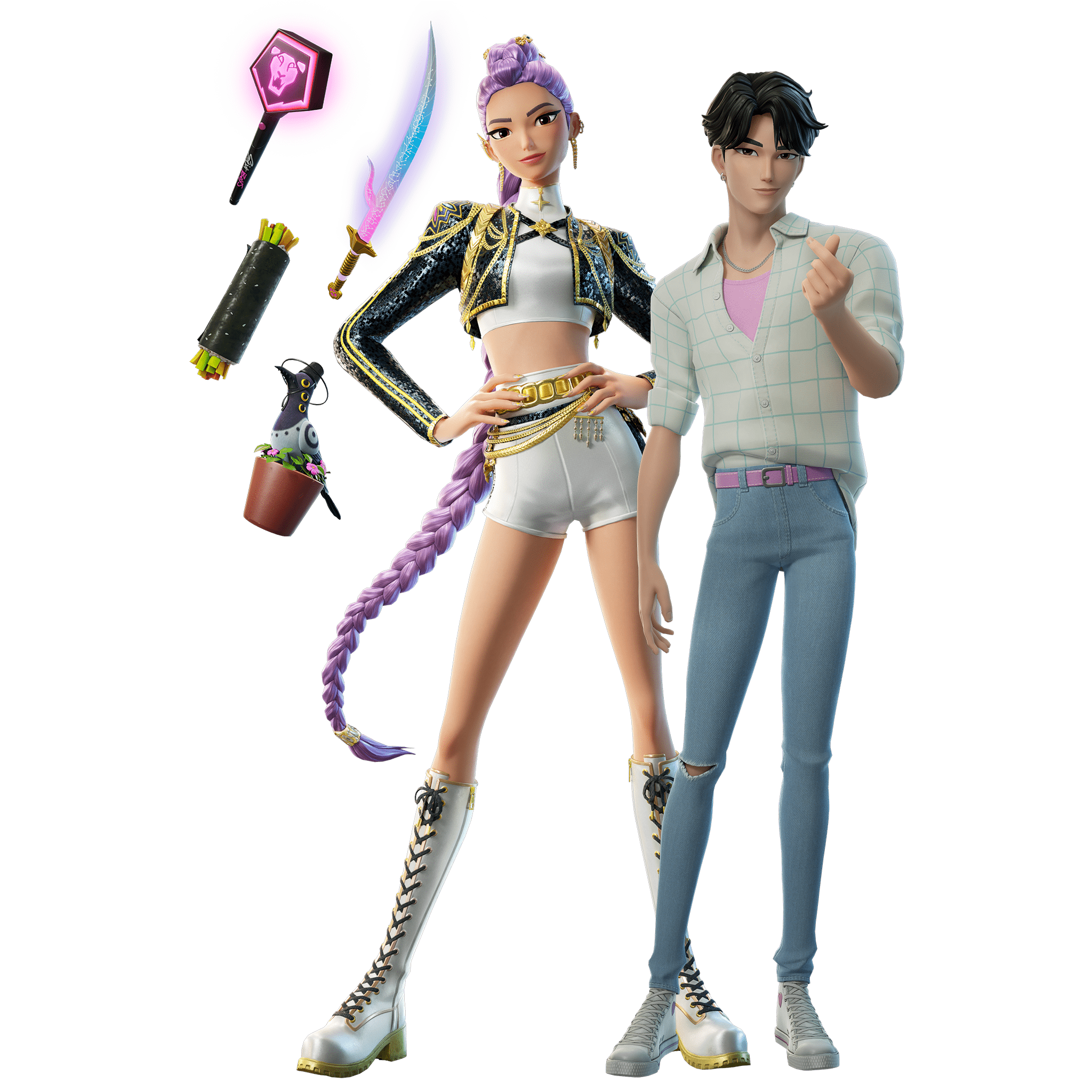 Fortnite Gifting: Rumi & Jinu Bundle (2500 V-Bucks) | READ DESCRIPTION