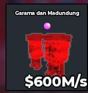 BS11154 Garama and Madundung Cursed 600M/s