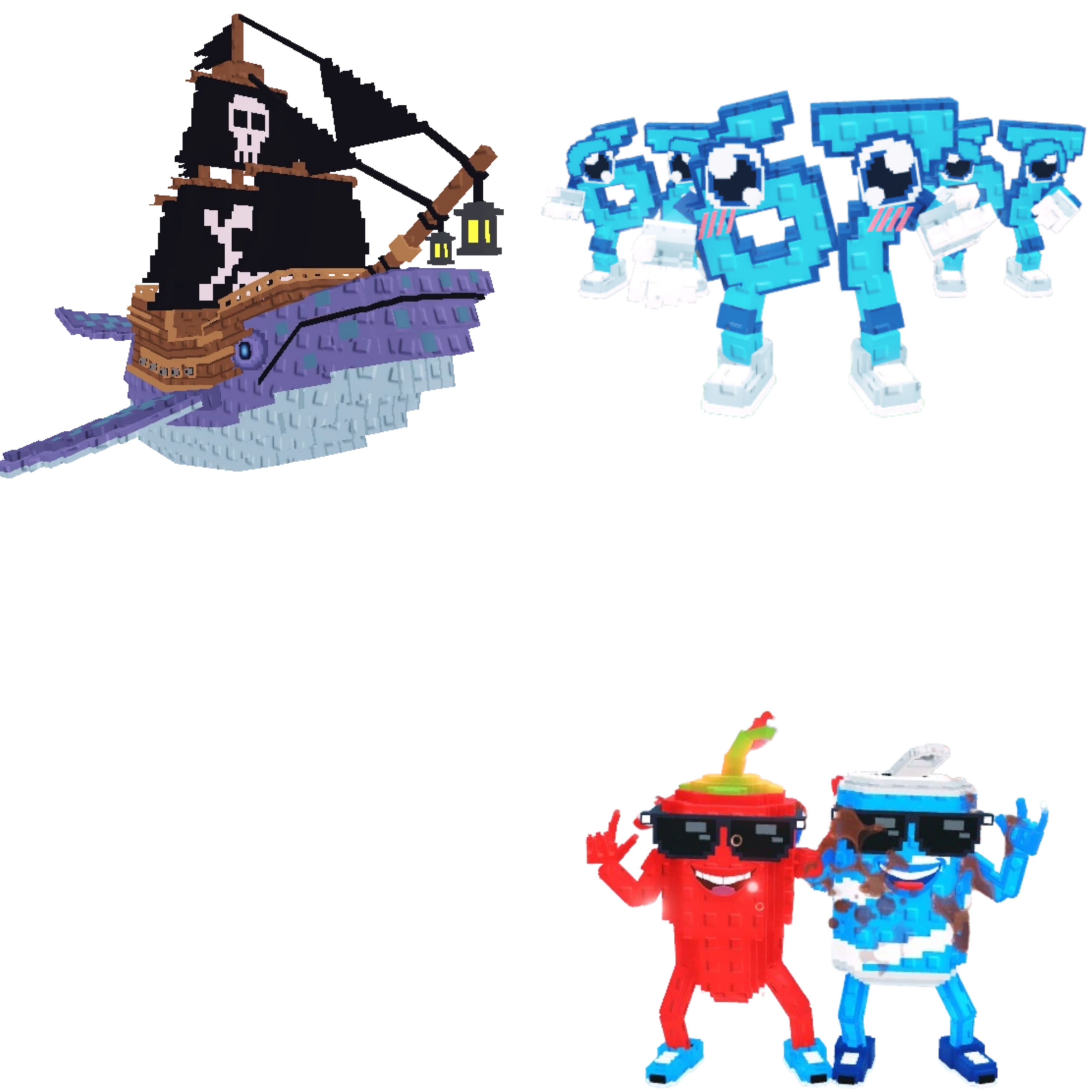 [BUNDLE] - 🦋 1x Capitano Moby 🦋 1x Swaggy Bros 🦋 1x Los 67 (Six Seven)