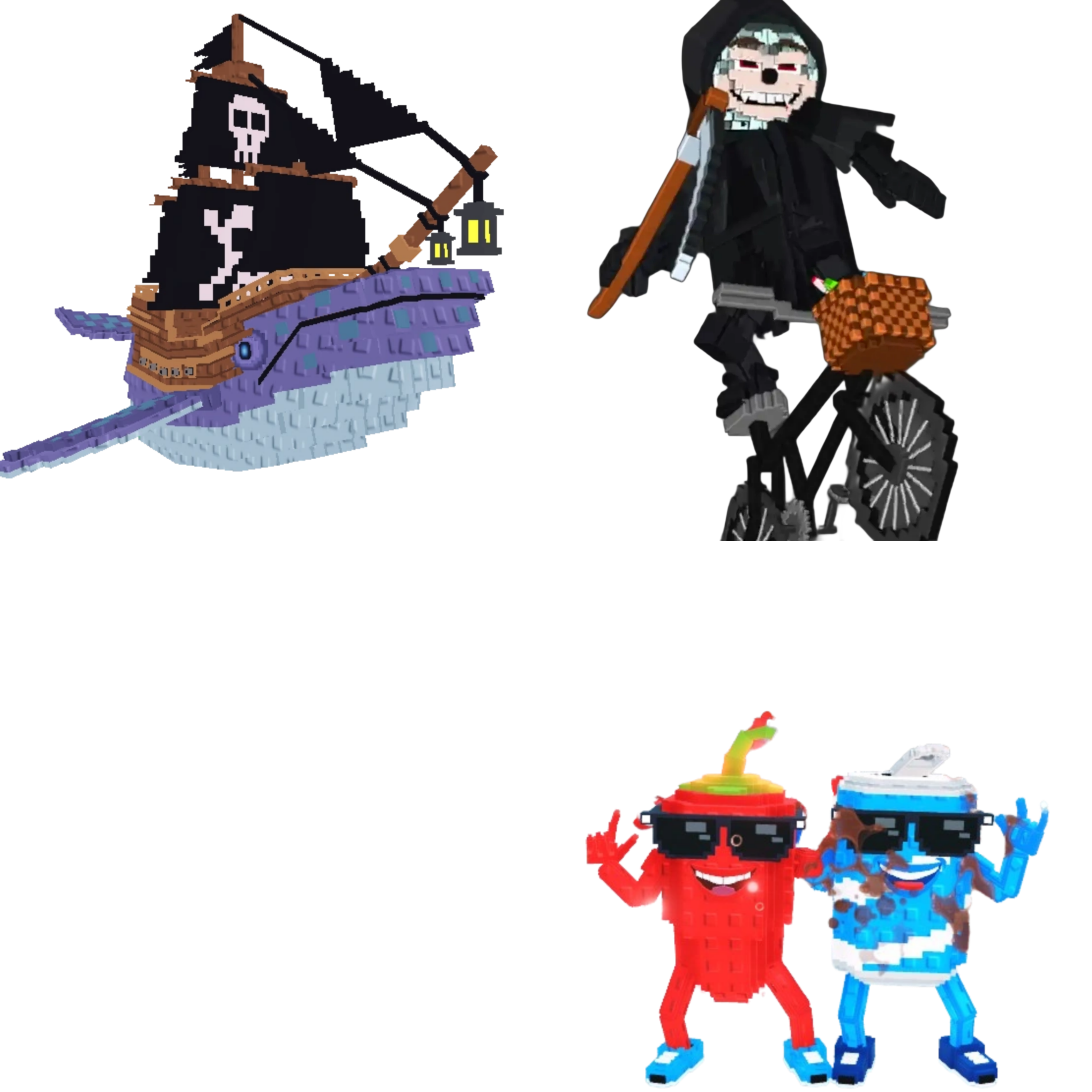 [BUNDLE] - 🐜 1x Capitano Moby 🐜 1x Swaggy Bros 🐜 1x Mieteteira Bicicleteira