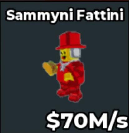 BS11176 Sammyni Fattini 70M/s