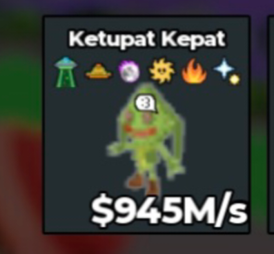 BS11185 Ketupat Kepat 945M/s