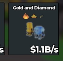 BS11187 Gold and Diamond 1.1B/s
