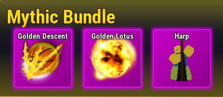GOLDEN MYTHIC BUNDLE - BASKETBALL LEGENDS 3399R