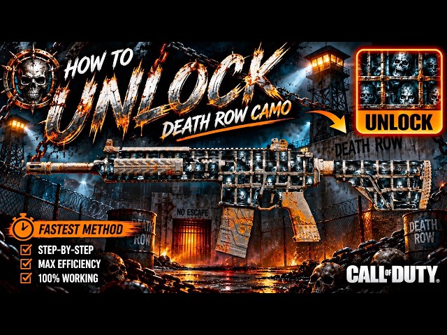 🎃 BO7/WZ Camo Costume Party | 🪂 Warzone Complete | 💀 Death Row Camo + ⚔️ Arcblade Unlocked