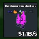 BS11243 Ketchuru and Musturu With 1YR Trait Galaxy 1.1B/s