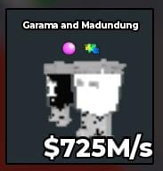 BS11246 Garama and Madundung Yin Yang 725M/s
