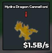 BS11257 Hydra Dragon Cannelloni With Tie Traits (Rare) Gold 1.5B/s