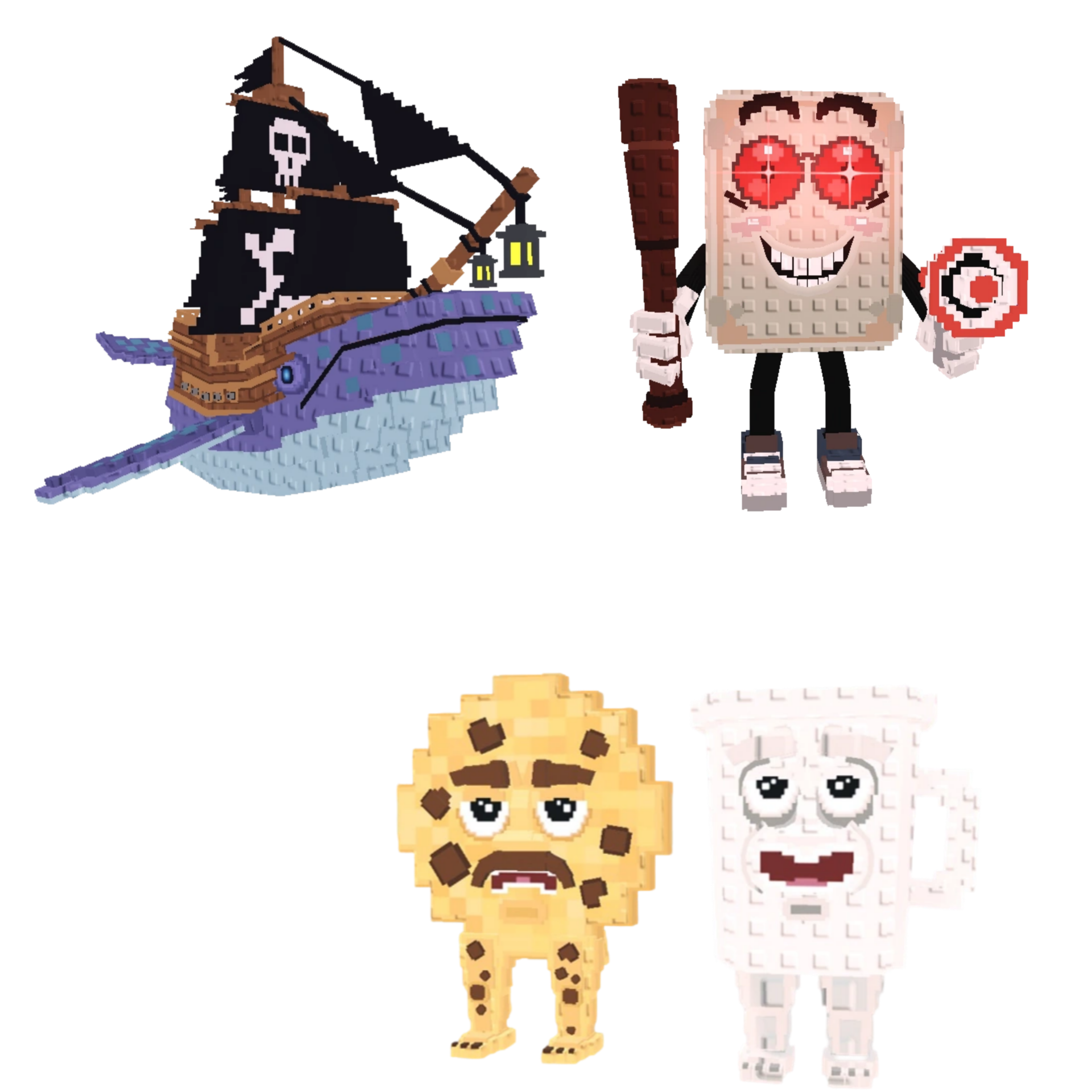 [BUNDLE] - 🌷 1x Capitano Moby 🌷 1x Cooki and Milki 🌷 1x Tang Tang Keletang