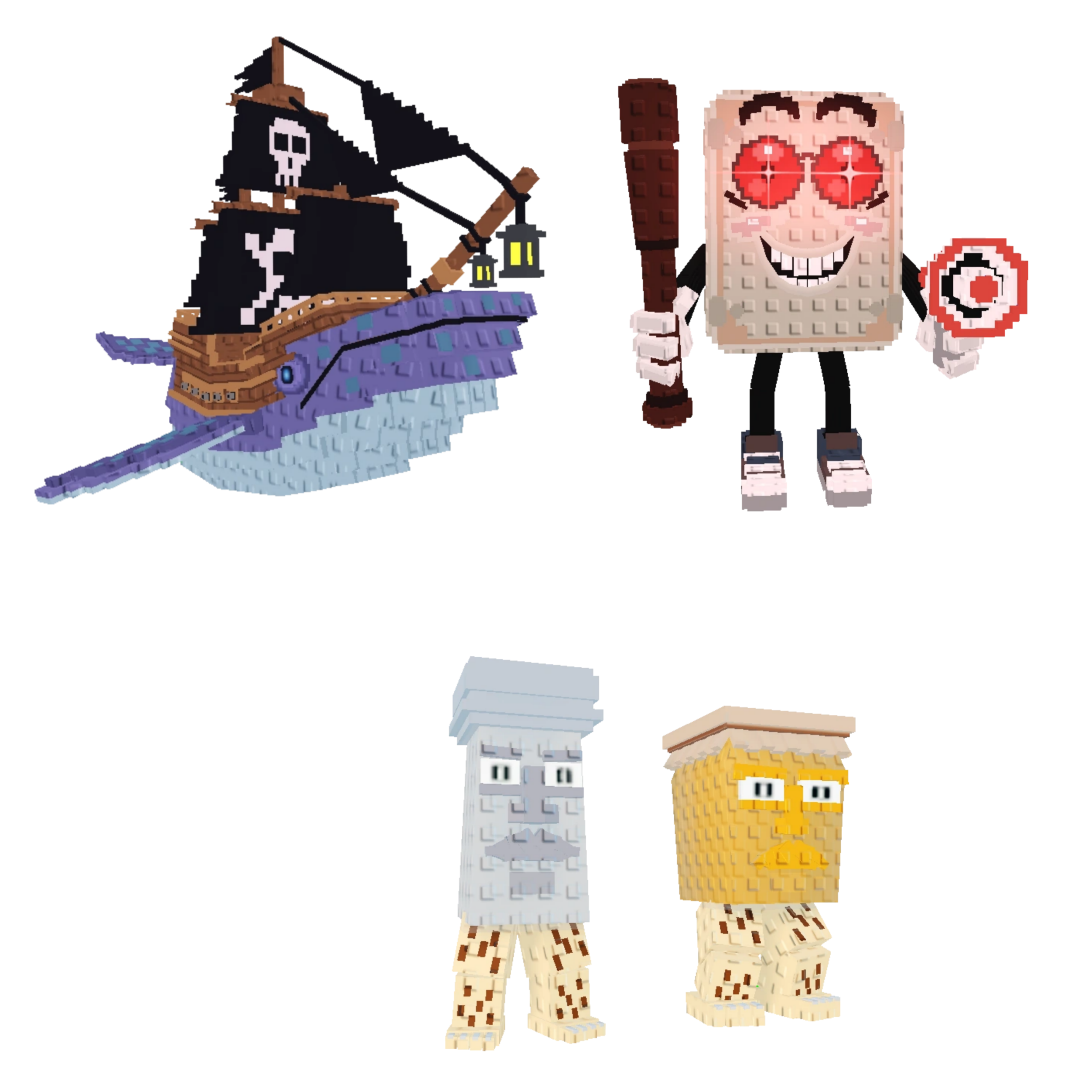 [BUNDLE] - 🌲 1x Capitano Moby 🌲 1x Garama and Madundung 🌲 1x Tang Tang Keletang