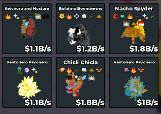 BS11266 BUNDLE 12 BRAINROT MONEY MAKERS TOTAL INCOME | GOOD COLOR AND TRAIT Crystal 15.7B/s
