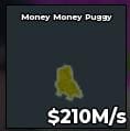 BS11272 Money Money Puggy Rainbow 210M/s