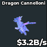 BS11304 Dragon Cannelloni Crystal 3.2B/s