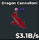 BS11307 Dragon Cannelloni With 1YR Trait!! Bloodrot 3.1B/s
