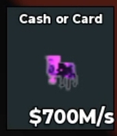 BS11325 Cash or Card Galaxy 700M/s