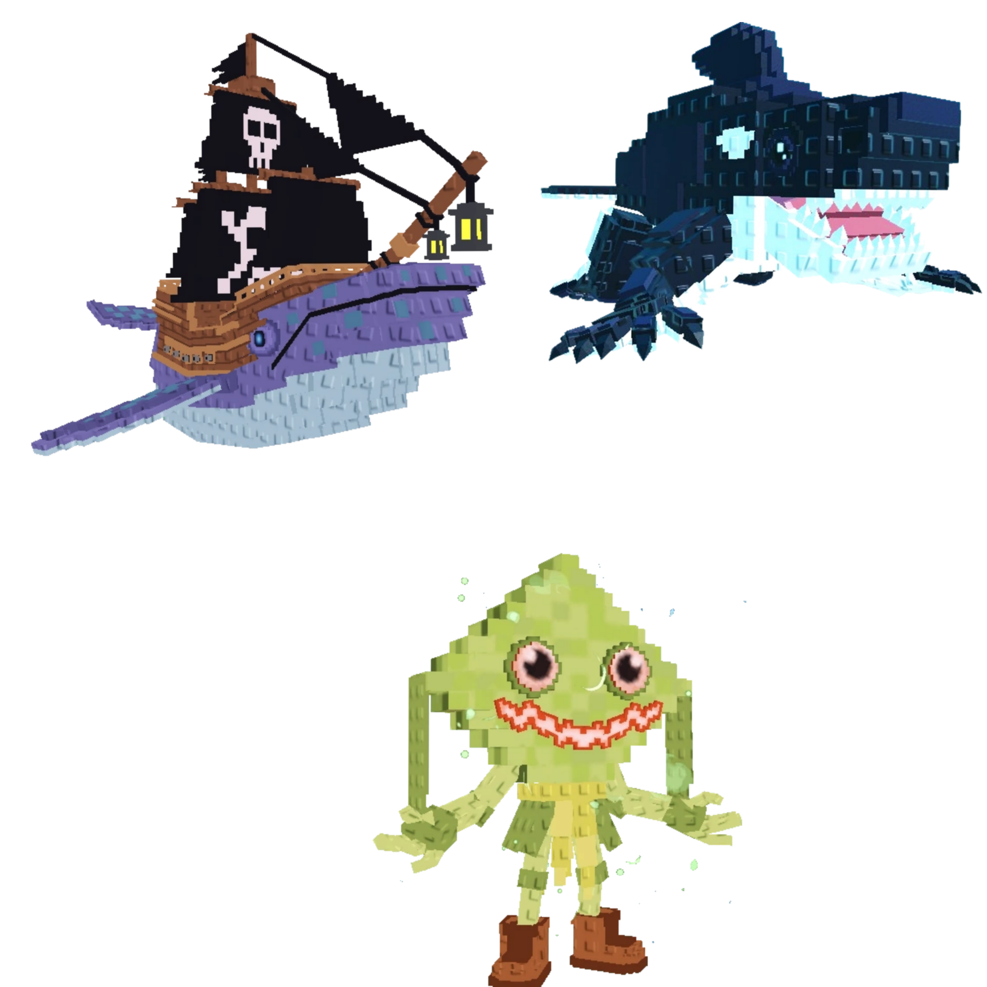 [BUNDLE] - 🍃 1x Capitano Moby 🍃 1x Orcaledon 🍃 1x Ketupat Kepat