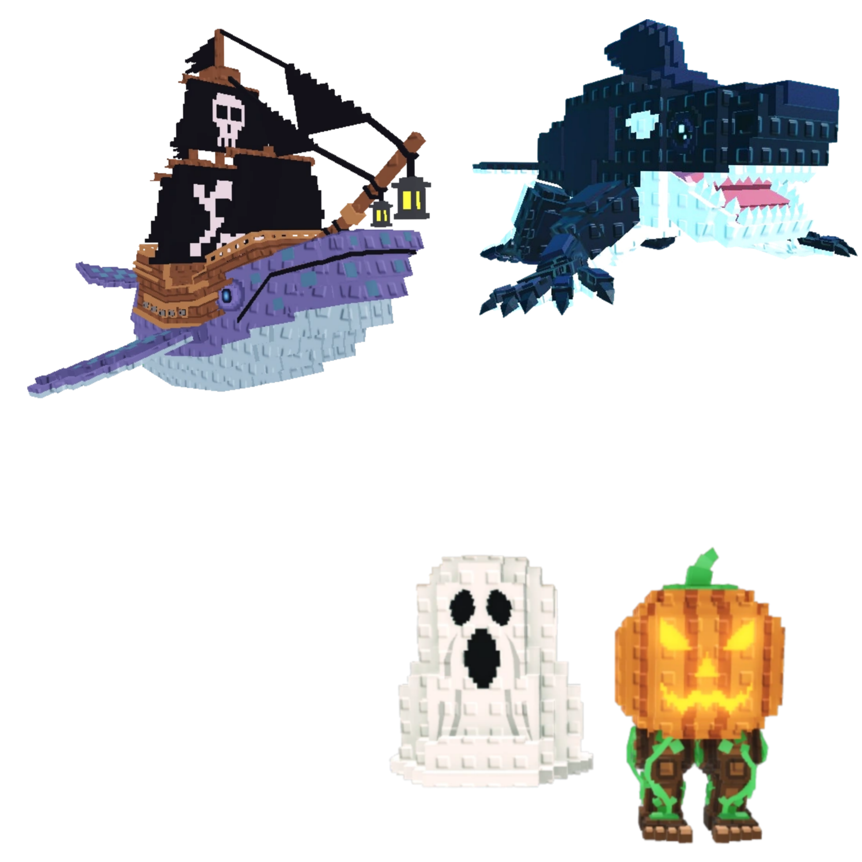 [BUNDLE] - 🍄 1x Capitano Moby 🍄 1x Spooky and Pumpky 🍄 1x Orcaledon