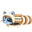 Mega Neon S’mores Raccoon / Adopt Me