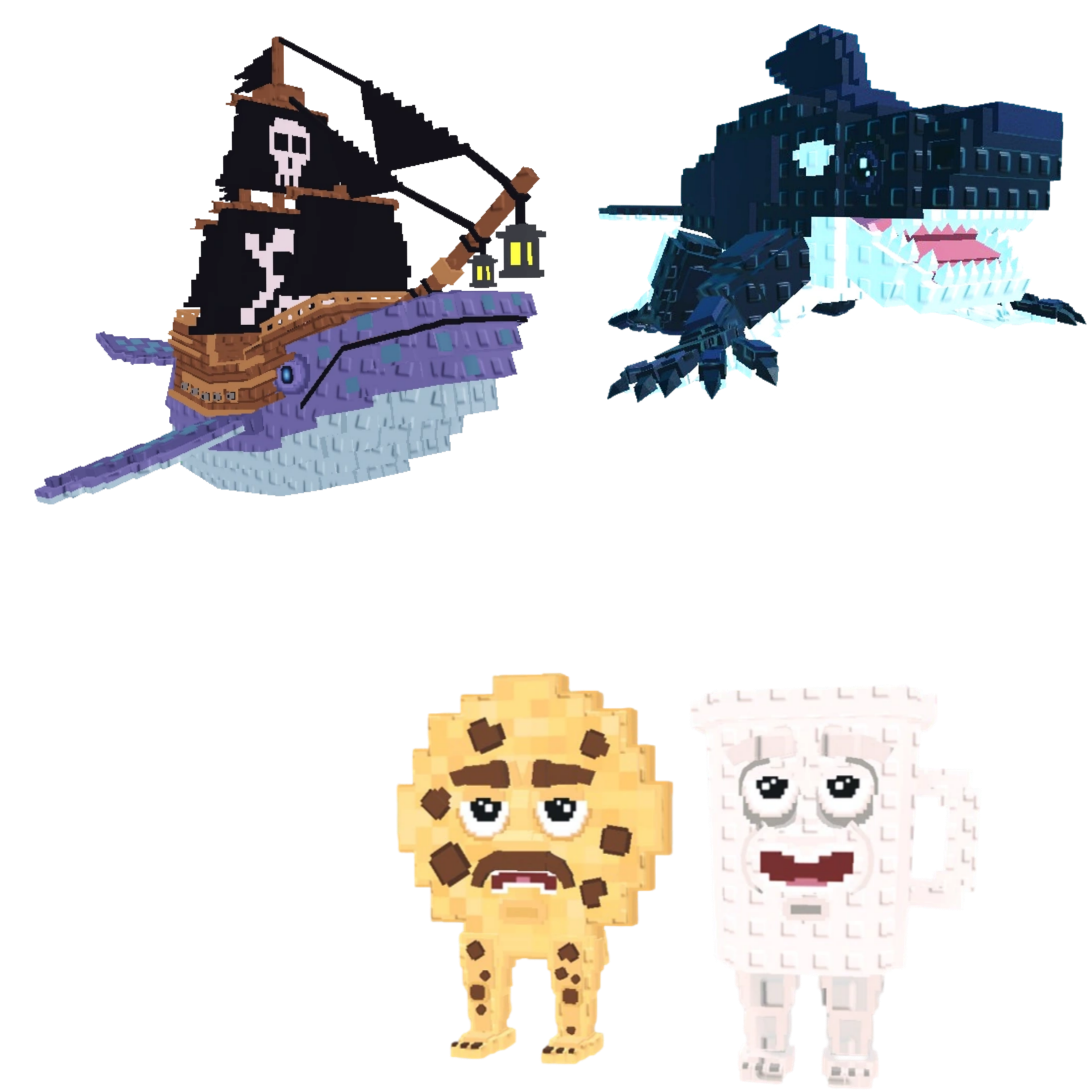 [BUNDLE] - 🌕 1x Capitano Moby 🌕 1x Cooki and Milki 🌕 1x Orcaledon