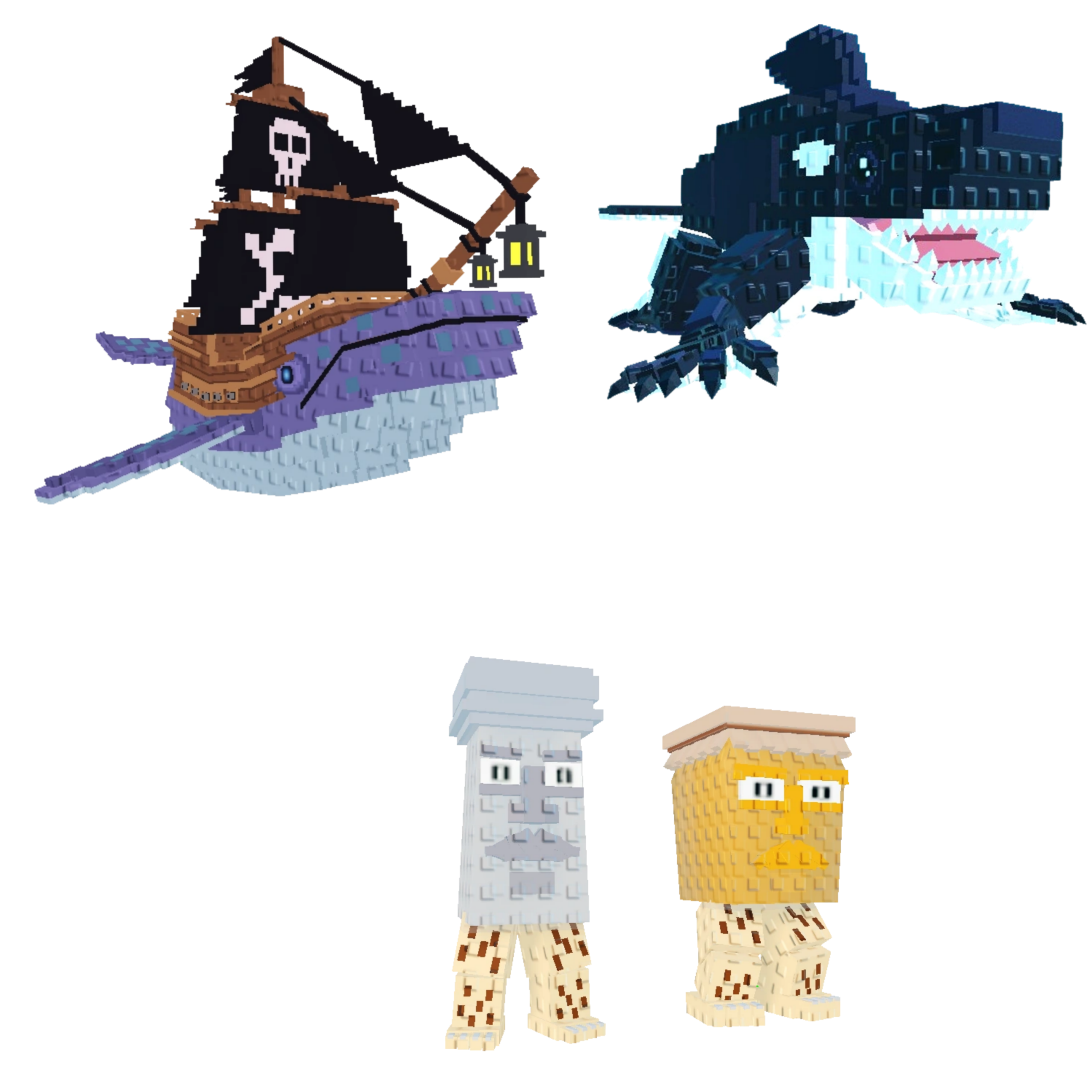 [BUNDLE] - 🌗 1x Capitano Moby 🌗 1x Garama and Madundung 🌗 1x Orcaledon
