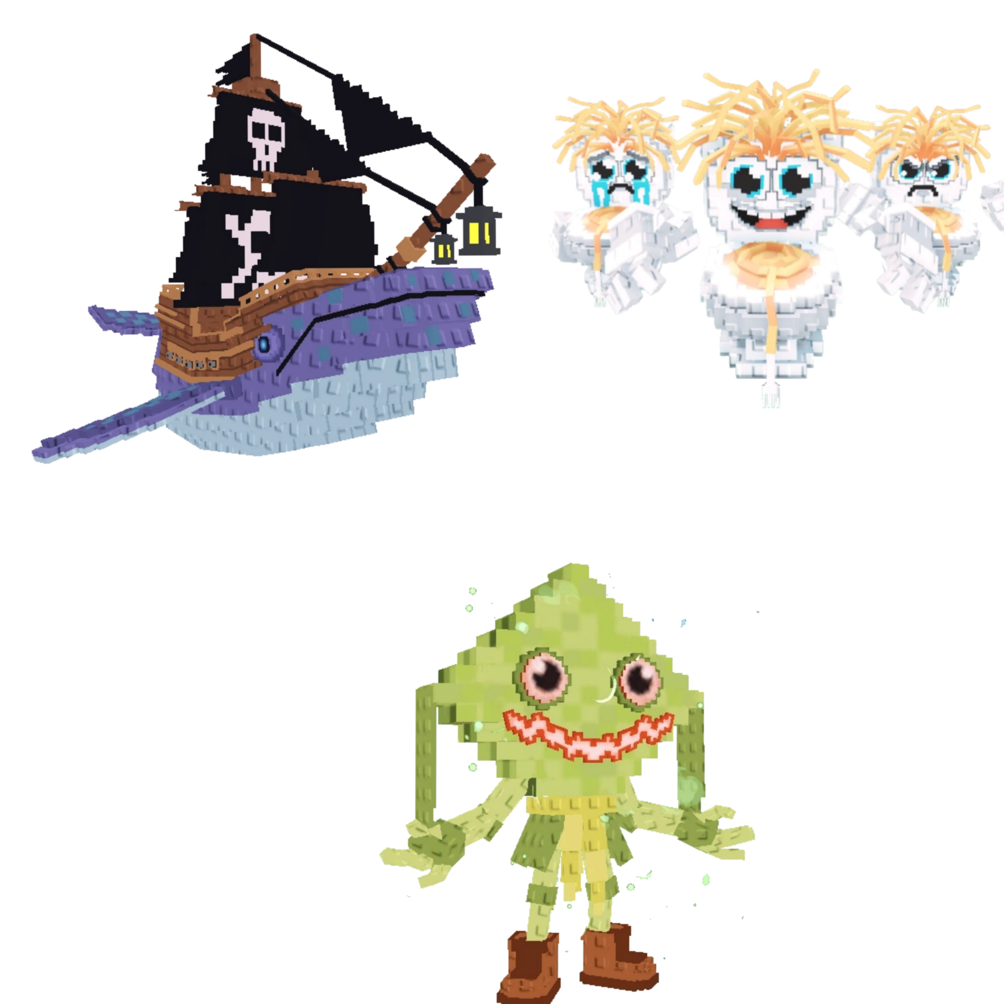 [BUNDLE] - 🌛 1x Capitano Moby 🌛 1x Los Spaghettis 🌛 1x Ketupat Kepat