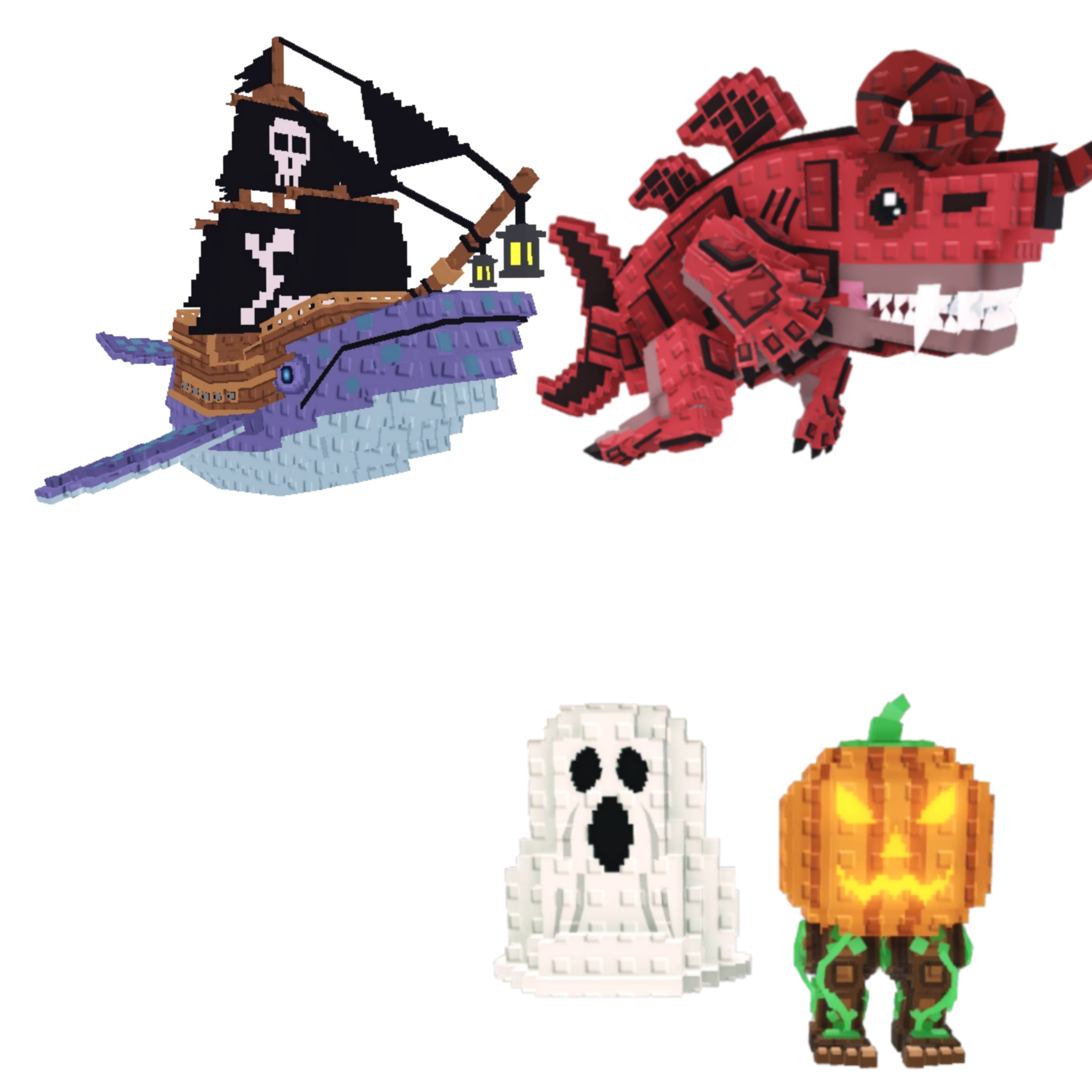 [BUNDLE] - 🌠 1x Capitano Moby 🌠 1x Spooky and Pumpky 🌠 1x Eviledon