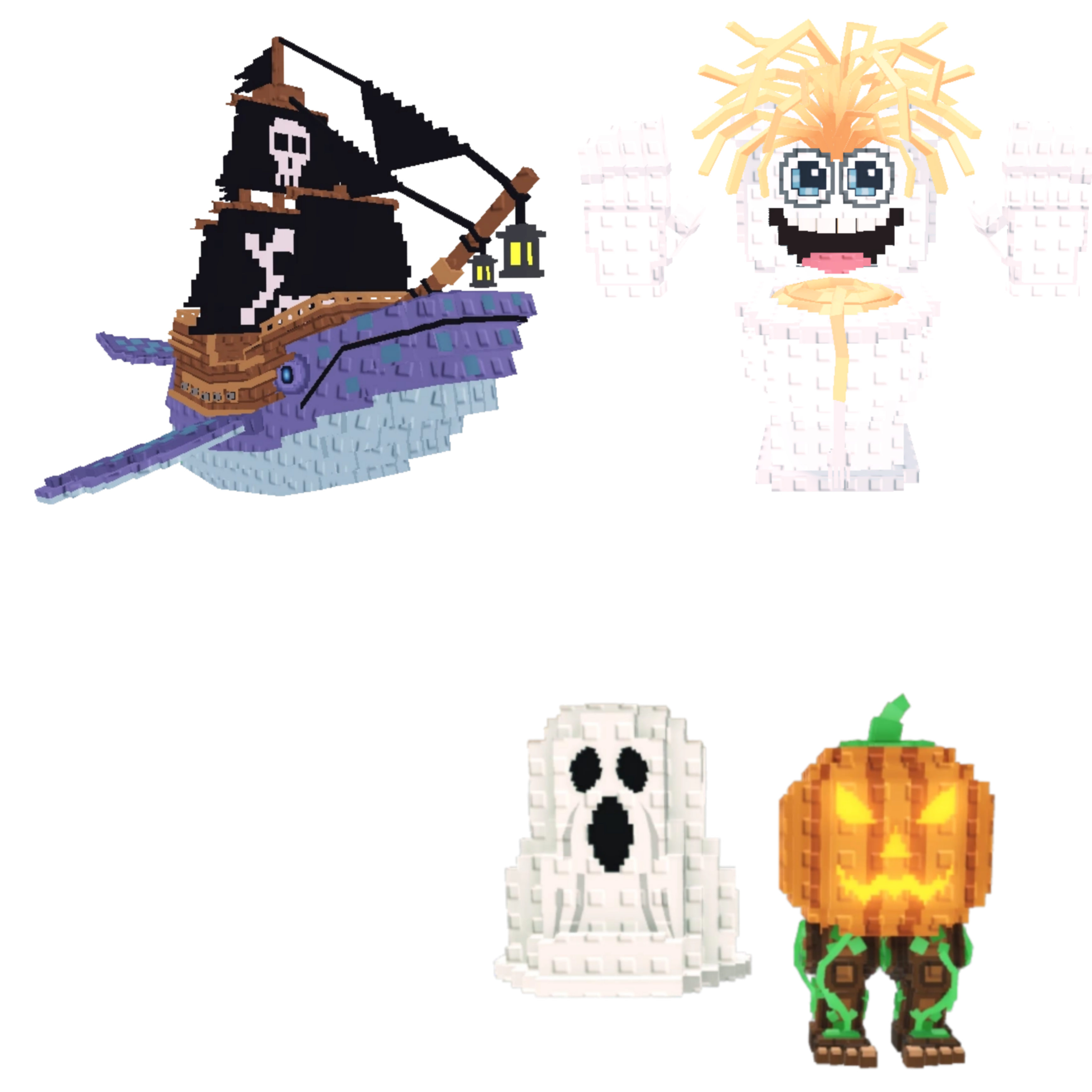 [BUNDLE] - 🌥️ 1x Capitano Moby 🌥️ 1x Spooky and Pumpky 🌥️ 1x Spaghetti Tualetti