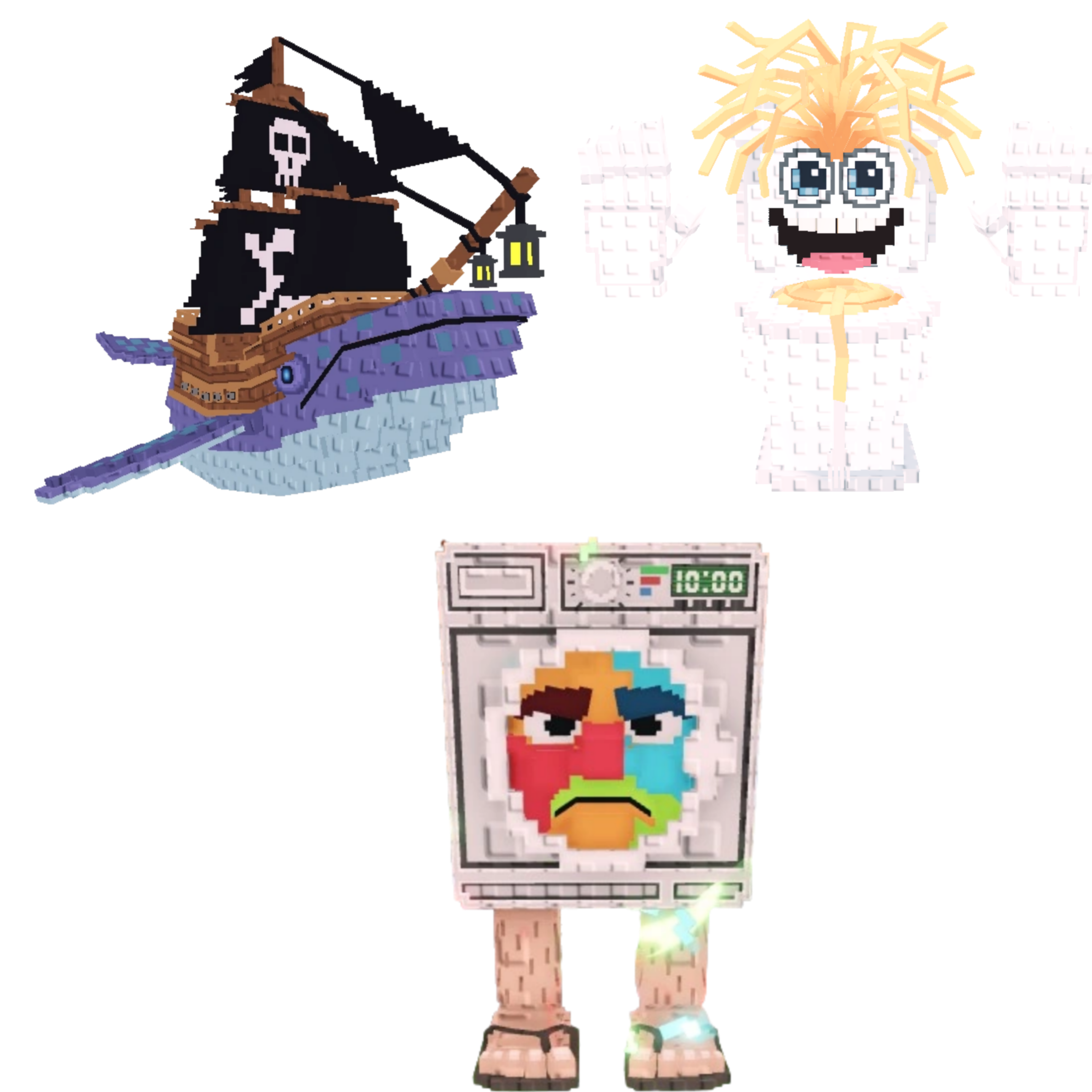 [BUNDLE] - 🌀 1x Capitano Moby 🌀 1x Lavadorito Spinito 🌀 1x Spaghetti Tualetti